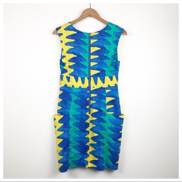 Plenty by Tracy Reese Colorful Shift Dress Size 6 - Picture 5 of 9